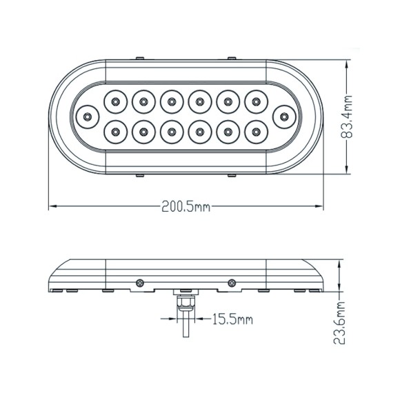 Фонарь подводный AAA, нержавеющая сталь, пластик синий