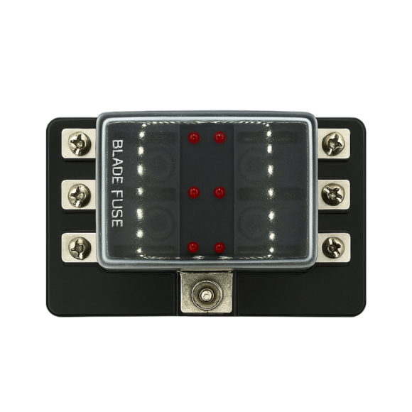 Блок предохранителей Skipper ножевой Винтовой зажим (М4), 6 цепей