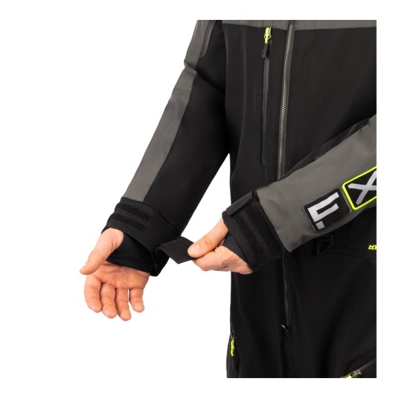 Комбинезон FXR Maverick без утеплителя Black/Charcoal/Hi Vis, S Комбинезон FXR Maverick без утеплителя Black/Charcoal/Hi Vis, S