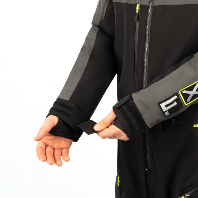 Комбинезон FXR Maverick без утеплителя Black/Charcoal/Hi Vis, S