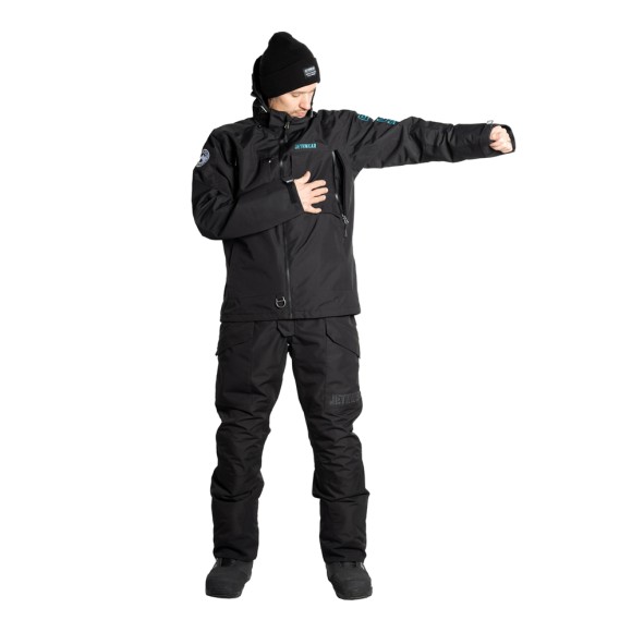 Куртка Jethwear Crisp с утеплителем Black/Blue, 3XL Куртка Jethwear Crisp с утеплителем Black/Blue, 3XL