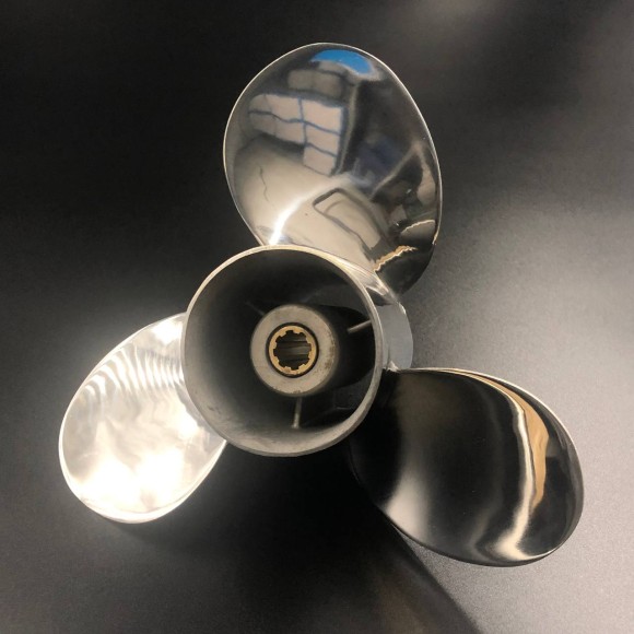 Гребной винт Yamaha 9.9-15, F9.9-F20 (3x9-1/4x10) (Сталь) Гребной винт Yamaha 9.9-15, F9.9-F20 (3x9-1/4x10) (Сталь)