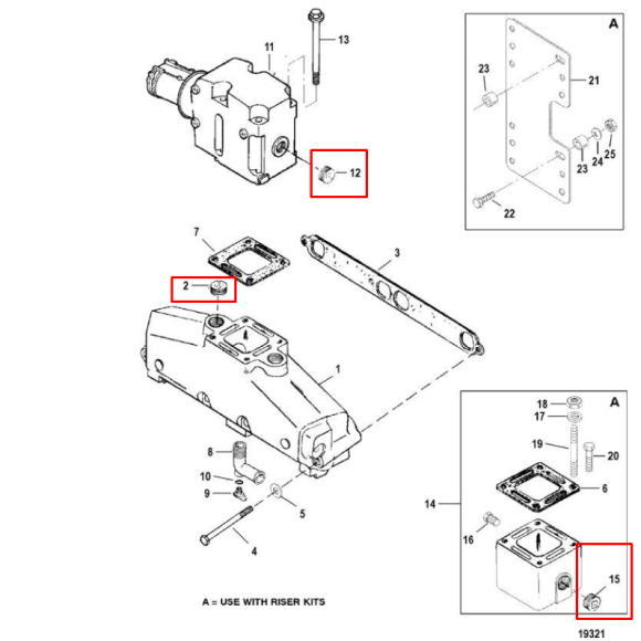 Заглушка выхлопа (пробка стальная диам. 19 мм) Mercruiser (22-41622) (Quicksilver) Заглушка выхлопа (пробка стальная диам. 19 мм) Mercruiser (22-41622) (Quicksilver)