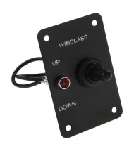 Панель управления якорной лебедкой 52х76 мм, 12 В, 15А