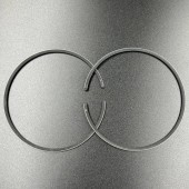 Кольца поршневые, комплект на один поршень Yamaha 115-250 (STD) (Riken) (Omax)