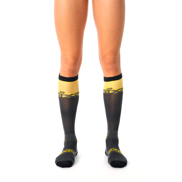 Носки SIXS LONG RACING Dark Grey/Yelow Tour, 36/39, Артикул: LORA--I-GRGI