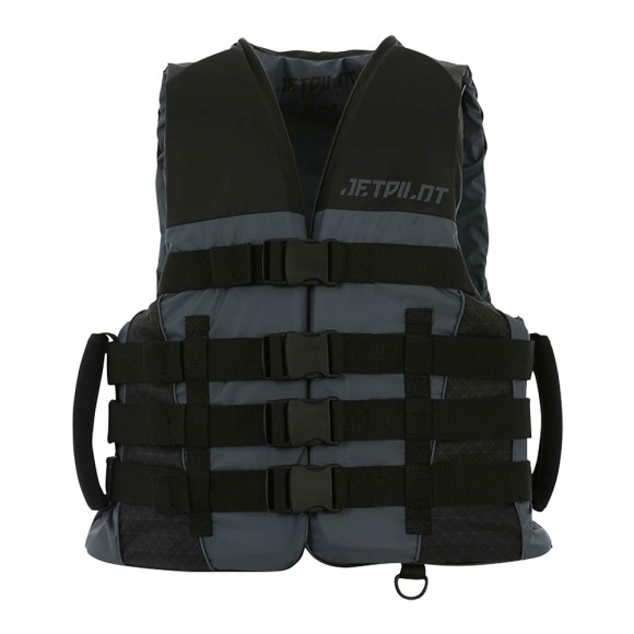 Жилет спасательный JetPilot Strike 4-Buckle ISO Nylon Vest Black, S - M