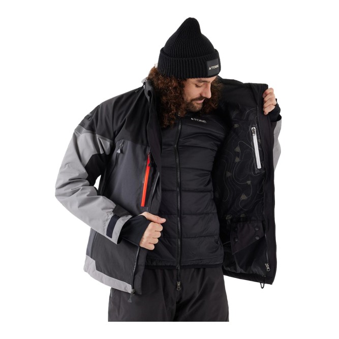 Куртка Tobe Contego 3-в-1 с утеплителем Steel Gray, 2XL