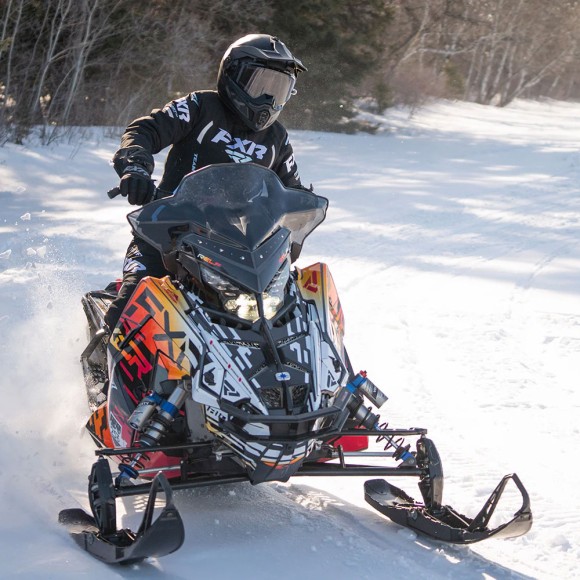 Перчатки FXR Fusion с утеплителем Black/White, XL