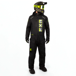 Комбинезон FXR Recruit F.A.S.T. с утеплителем Black/Hi Vis, 3XL