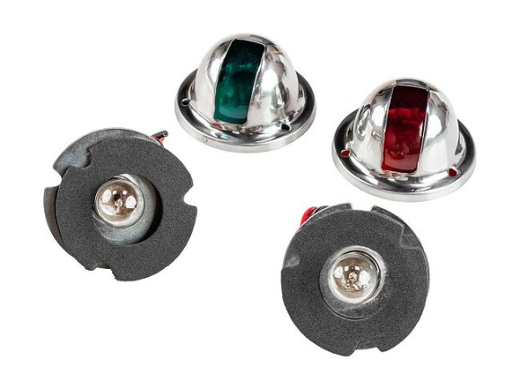 Огни ходовые, нержавеющий корпус, комплект