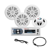 Морская аудиосистема 1DIN BOSS MCK632WB.64 (комплект4) Морская аудиосистема 1DIN BOSS MCK632WB.64 (комплект4)