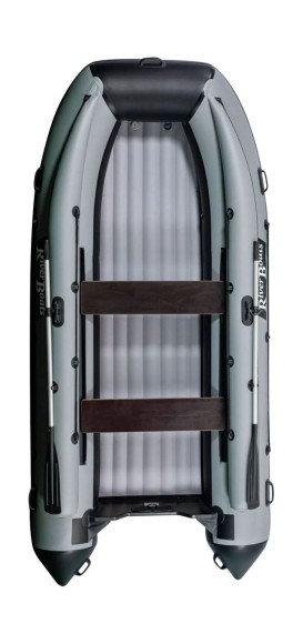 Надувная лодка ПВХ, RiverBoats RB 370 НДНД, ф/б, черно-серый Надувная лодка ПВХ, RiverBoats RB 370 НДНД, ф/б, черно-серый