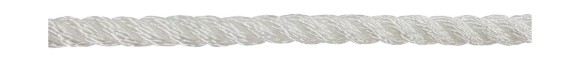 Веревка якорная 3-прядная d12мм, L150м, белый, Marine Rocket