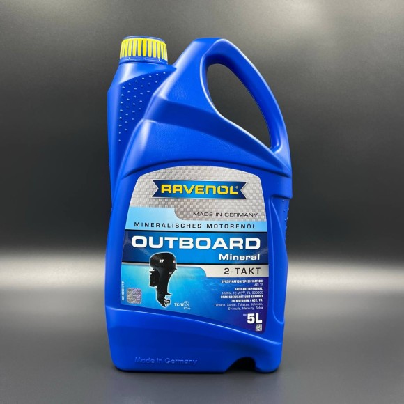 Масло Ravenol Outboard Mineral (2х тактное) (5л)
