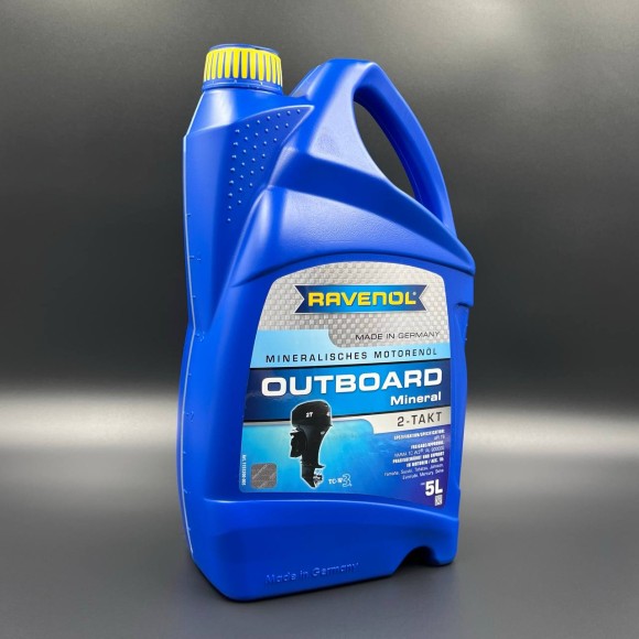 Масло Ravenol Outboard Mineral (2х тактное) (5л)