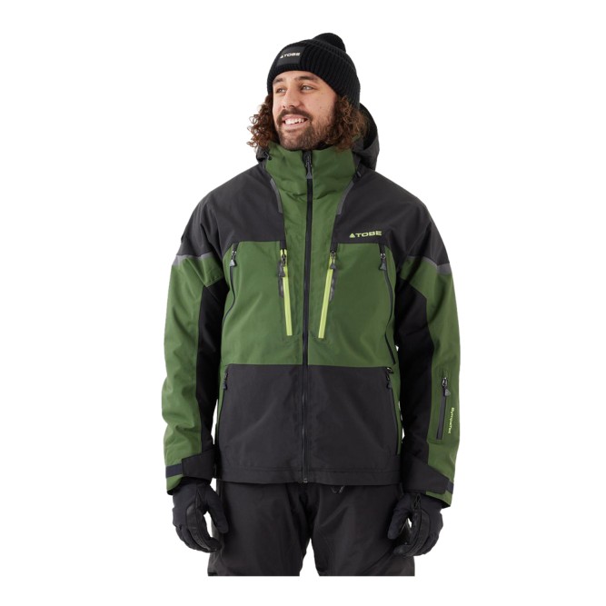 Куртка Tobe Contego 3-в-1 с утеплителем Dark Forest, XL