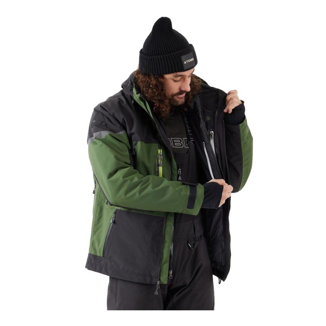 Куртка Tobe Contego 3-в-1 с утеплителем Dark Forest, XL