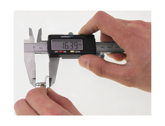 Ответная часть DOT для тентовой застежки на клипсе, никелированная латунь