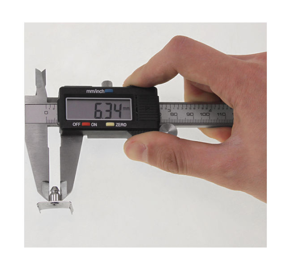 Ответная часть DOT для тентовой застежки на клипсе, никелированная латунь