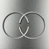 Кольца поршневые, комплект на один поршень Suzuki DT20-30 (0.50mm) (Omax)