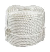 Веревка 3-прядная d14мм, L150м, белый, Marine Rocket Веревка 3-прядная d14мм, L150м, белый, Marine Rocket