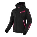 Куртка FXR Edge с утеплителем Black/Electric Pink-Raspberry Fade, 10