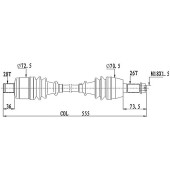 Привод для BRP ATV-CA-831 Привод для BRP ATV-CA-831