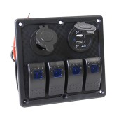 Многофункциональная панель с переключателями на 4 клавиши Многофункциональная панель с переключателями на 4 клавиши