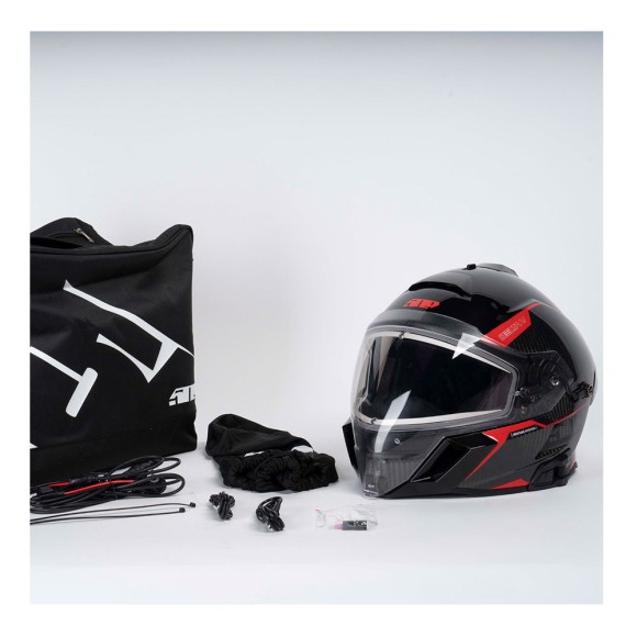 Шлем 509 Delta V Carbon Commander с подогревом Racing Red, MD