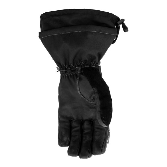 Перчатки FXR Hybrid Helium Leather Gauntlet с утеплителем Black, L