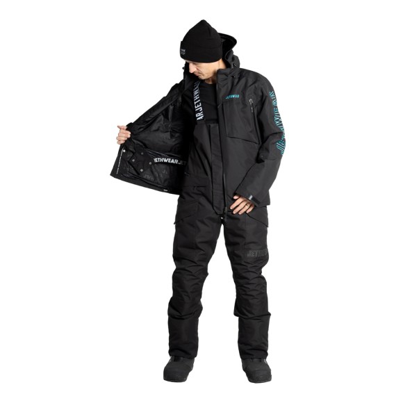 Куртка Jethwear Crisp с утеплителем Black/Blue, L Куртка Jethwear Crisp с утеплителем Black/Blue, L