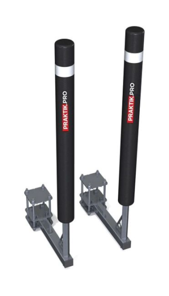 Направляющие на прицеп, усиленные, для рамы 40/50мм Направляющие на прицеп, усиленные, для рамы 40/50мм