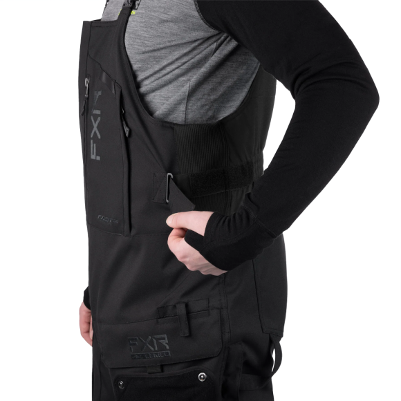 Полукомбинезон FXR Expedition Pro с утеплителем Black, M