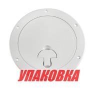 Лючок палубный 190 мм, белый (упаковка из 10 шт.) Лючок палубный 190 мм, белый (упаковка из 10 шт.)