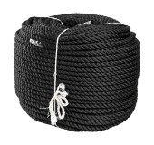 Веревка якорная 3-прядная d14мм, L150м, черный, Marine Rocket Веревка якорная 3-прядная d14мм, L150м, черный, Marine Rocket