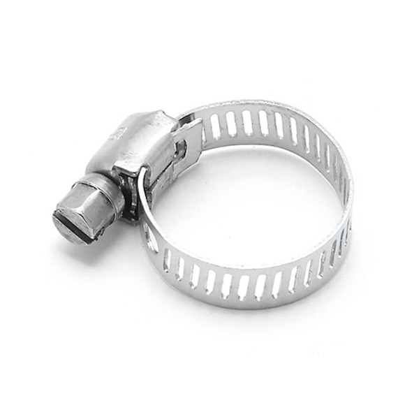 Хомут червячный 12-22 AISI304 Хомут червячный 12-22 AISI304