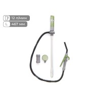 Насос Dukshin для перекачки топлива электрический Производительность: 12л/мин, Длина заборного патрубка: 467 мм