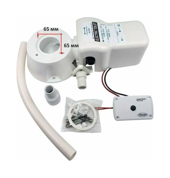 Комплект для переделки ручного унитаза в электрический, 12 В