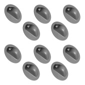 Комплект рымов леерных Boat-plastic, черный основание 81 мм, отверстие 10 мм, (10шт), концевые Комплект рымов леерных Boat-plastic, черный основание 81 мм, отверстие 10 мм, (10шт), концевые