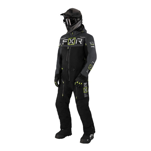 Комбинезон FXR Maverick F.A.S.T. с утеплителем Black/Char/HiVis, XL