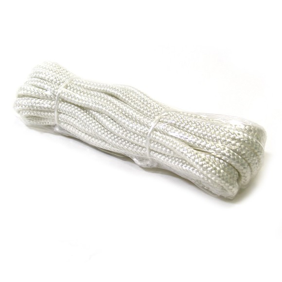 Трос для кранцев c огоном 6мм*1,83м белый (2 шт.) Трос для кранцев c огоном 6мм*1,83м белый (2 шт.)