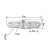 Петля узкая 102х26х4,5мм SUNFINE