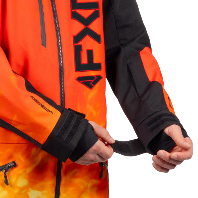 Комбинезон FXR Helium без утеплителя Black/Flame, XL