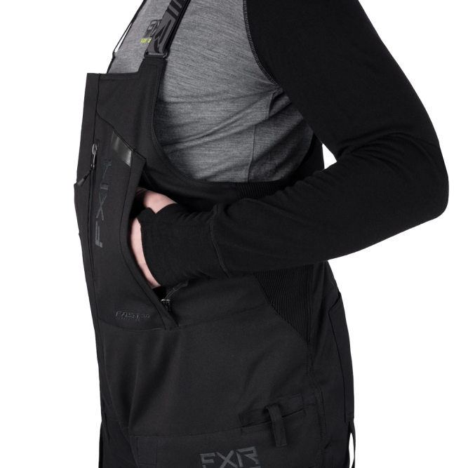 Полукомбинезон FXR Expedition Pro с утеплителем Black, L