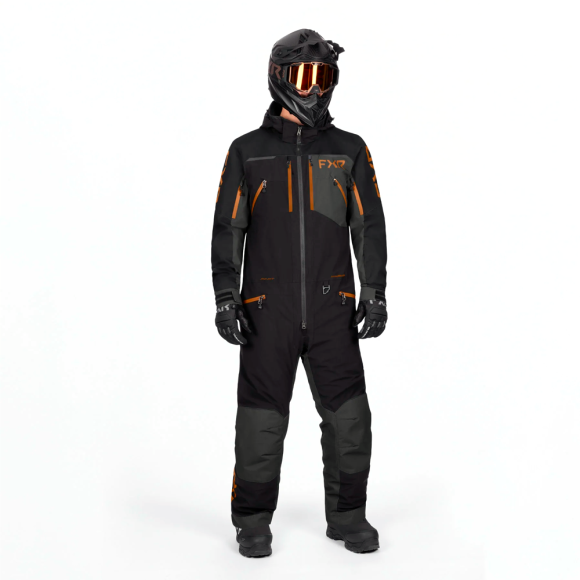 Комбинезон FXR Vertical MTX Lite без утеплителя Black/Asphalt/Kash, XL