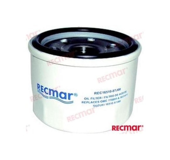 Фильтр масляный Suzuki DF25-70/DF40A/50A/60A, Recmar