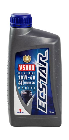 Масло ECSTAR Suzuki Marine V5000 4T SAE 10W40, 1 л, минеральное Масло ECSTAR Suzuki Marine V5000 4T SAE 10W40, 1 л, минеральное