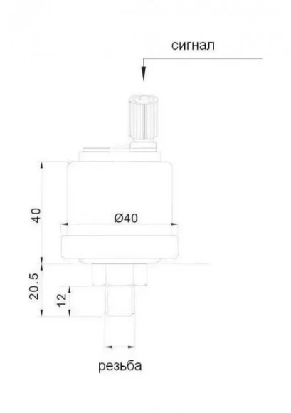Датчик давления масла 0-10 бар, без аварийной сигнализации, резьба 1/8", Marine Rocket Датчик давления масла 0-10 бар, без аварийной сигнализации, резьба 1/8", Marine Rocket