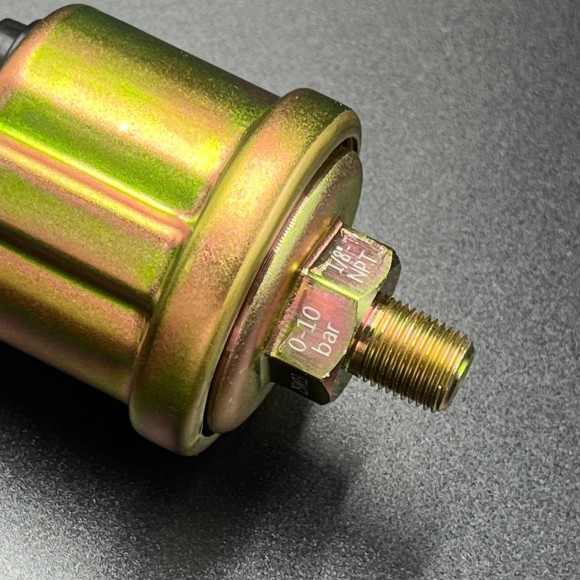 Датчик давления масла 0-10 бар, без аварийной сигнализации, резьба 1/8", Marine Rocket